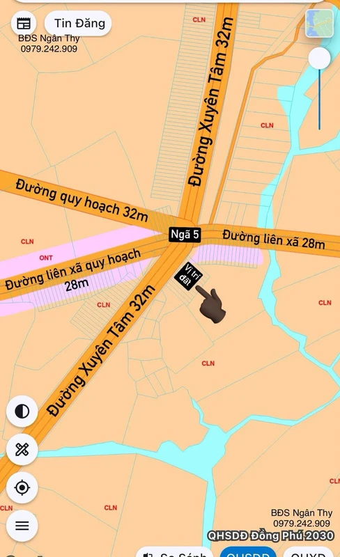 Bán đất nền mặt tiền Xuyên Tâm Đồng Phú 200m²