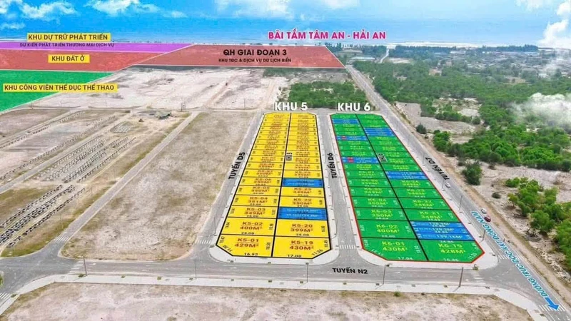 Bán đất 14x25m (350m²) giá 2,15 tỷ tại TDC Hải An, Quảng Trị