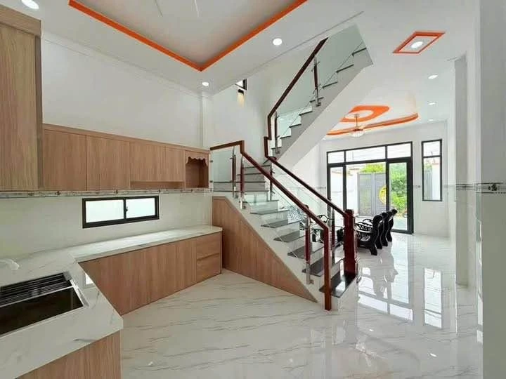 Bán nhà 1 lầu 4PN 80m2 gần QL50 Ngã 3 Tân Kim, Cần Giuộc, Long An - Ảnh thu nhỏ 5