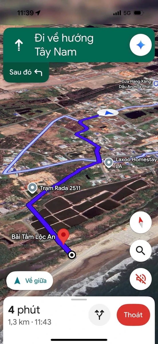 Đất Lộc An 148,5m² gần biển, giá 1 tỷ 880 triệu - Ảnh thu nhỏ 3