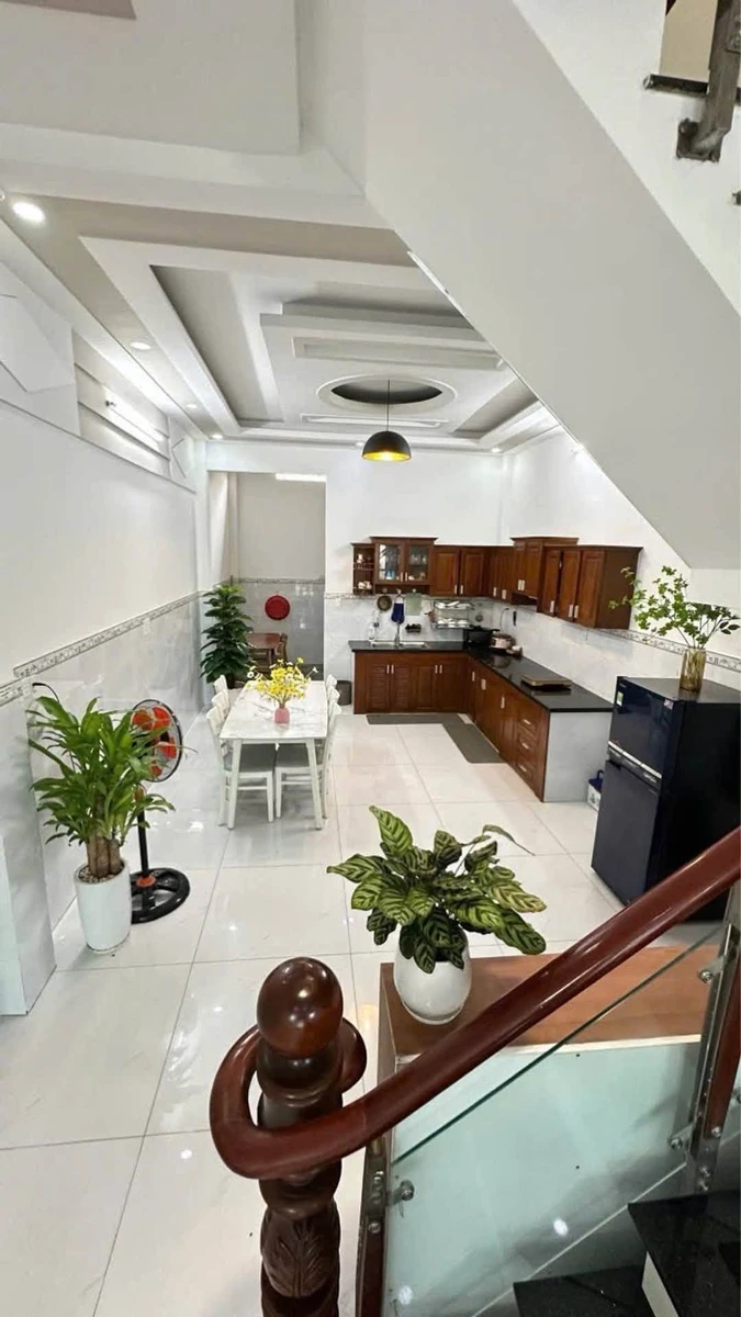Bán nhà mới 95m² 4 tầng sân thượng 4PN Gò Vấp - Ảnh thu nhỏ 3