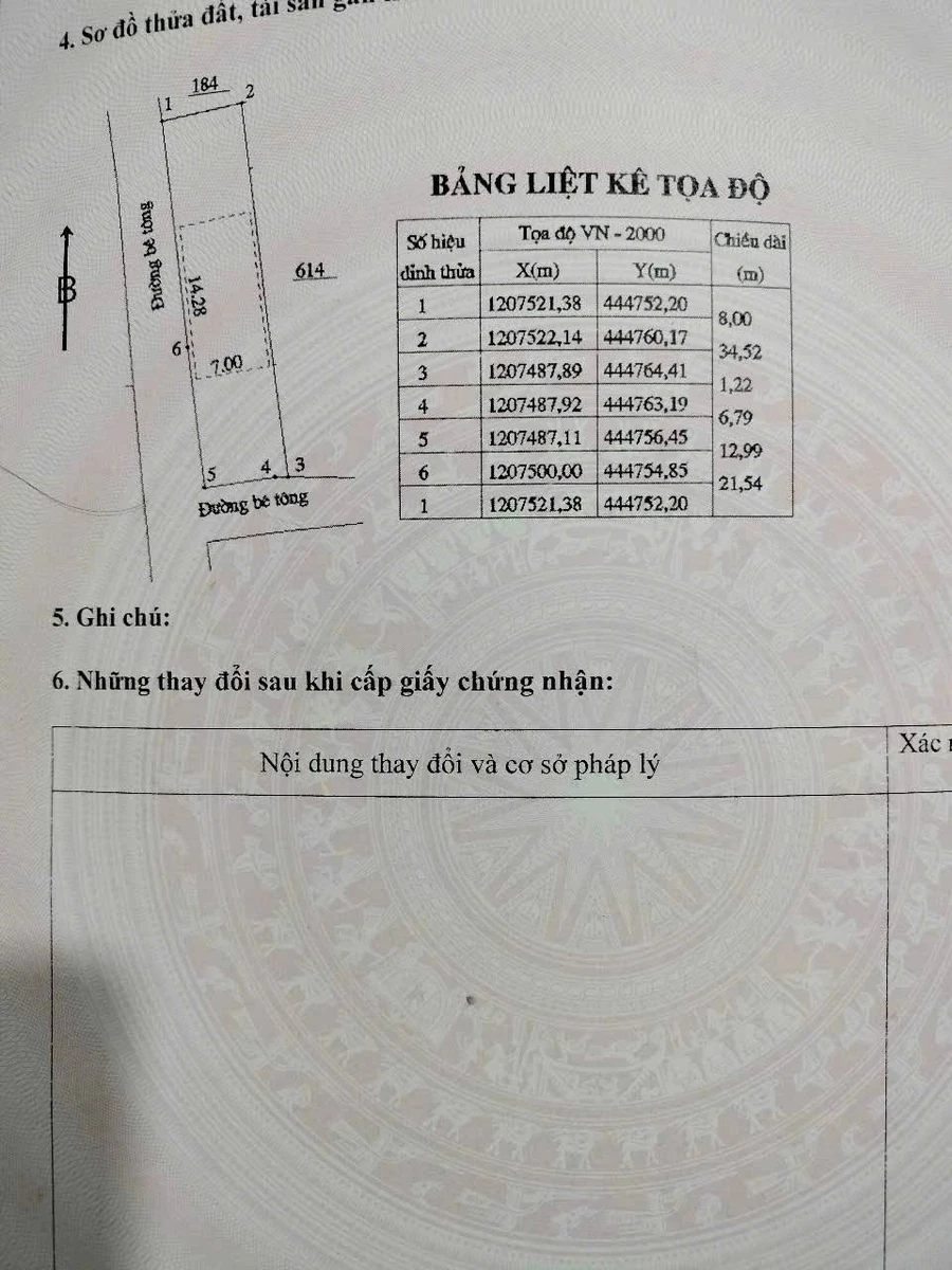 Bán lô đất 276m2 Nhà Bè giá 1 tỷ - Ảnh thu nhỏ 4