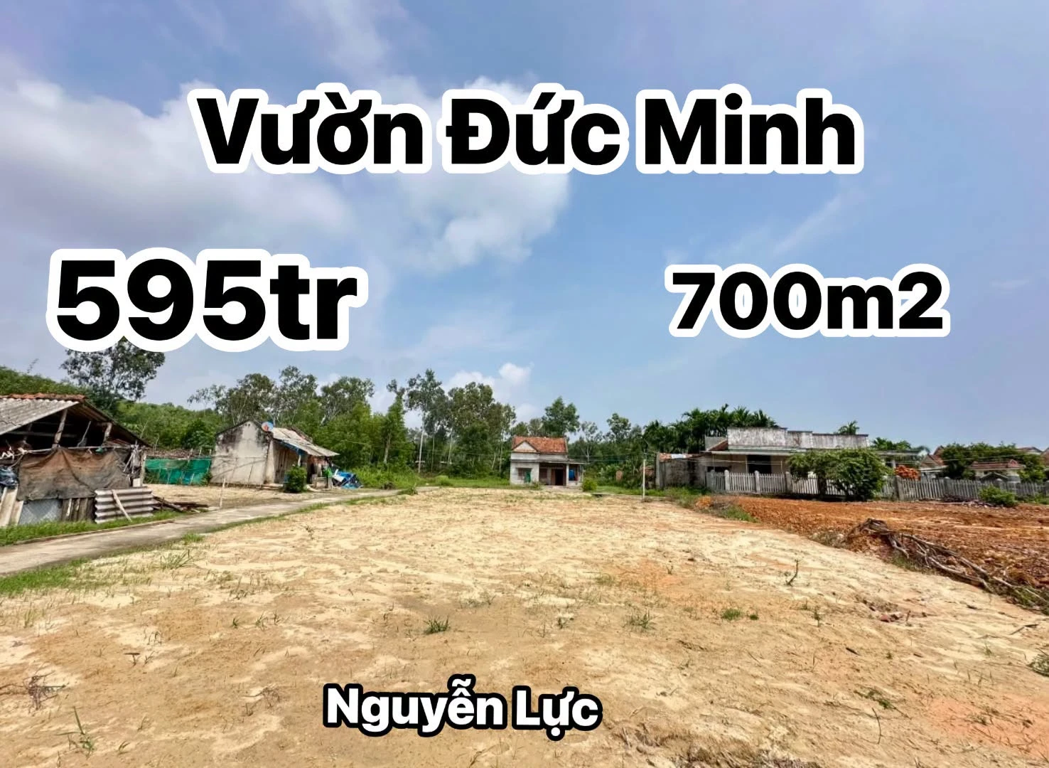 Bán đất Vườn Đức Minh 700m2 (200 thổ) 595 triệu Cần Giờ - Ảnh 1