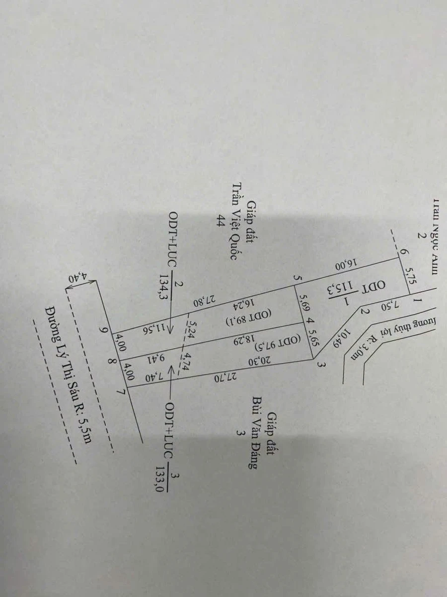 Bán đất mặt tiền Lý Thị Sáu Rạch Giá 133m² - Ảnh thu nhỏ 5