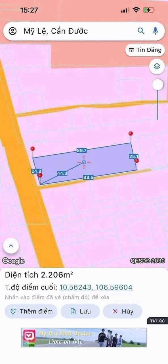 Bán đất mặt tiền 2200m² Mỹ Lệ, Cần Đước, Long An - Ảnh 1