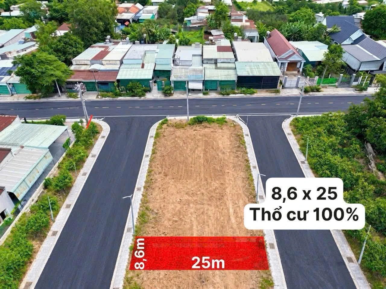 Bán đất 2 mặt tiền Hương Lộ 15, 80-160m², 300 triệu - Ảnh 1