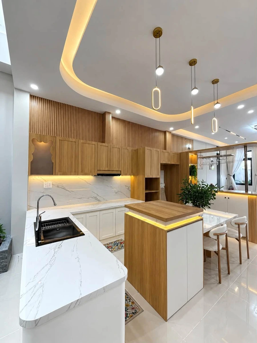 Bán nhà phố phong cách resort 5x35m, 3PN 4WC, full nội thất tại Cần Đước, Long An - Ảnh thu nhỏ 2