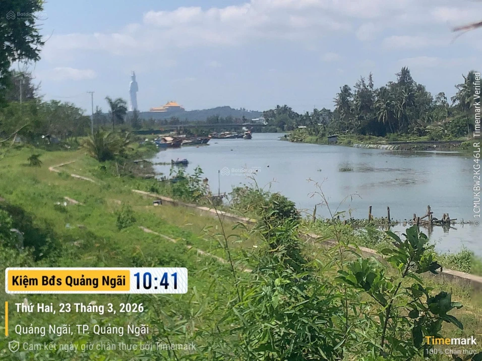 Bán đất mặt tiền sông Kinh Giang, đối lưng biển Mỹ Khê Quảng Ngãi, 150m2 ngang 8,2m, kinh doanh tốt - Ảnh thu nhỏ 2