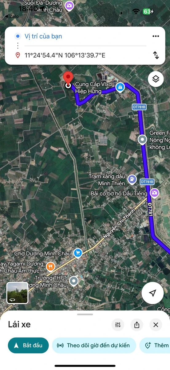 Bán đất Tây Ninh 185m² sổ cư 289 triệu Dương Minh Châu - Ảnh thu nhỏ 3