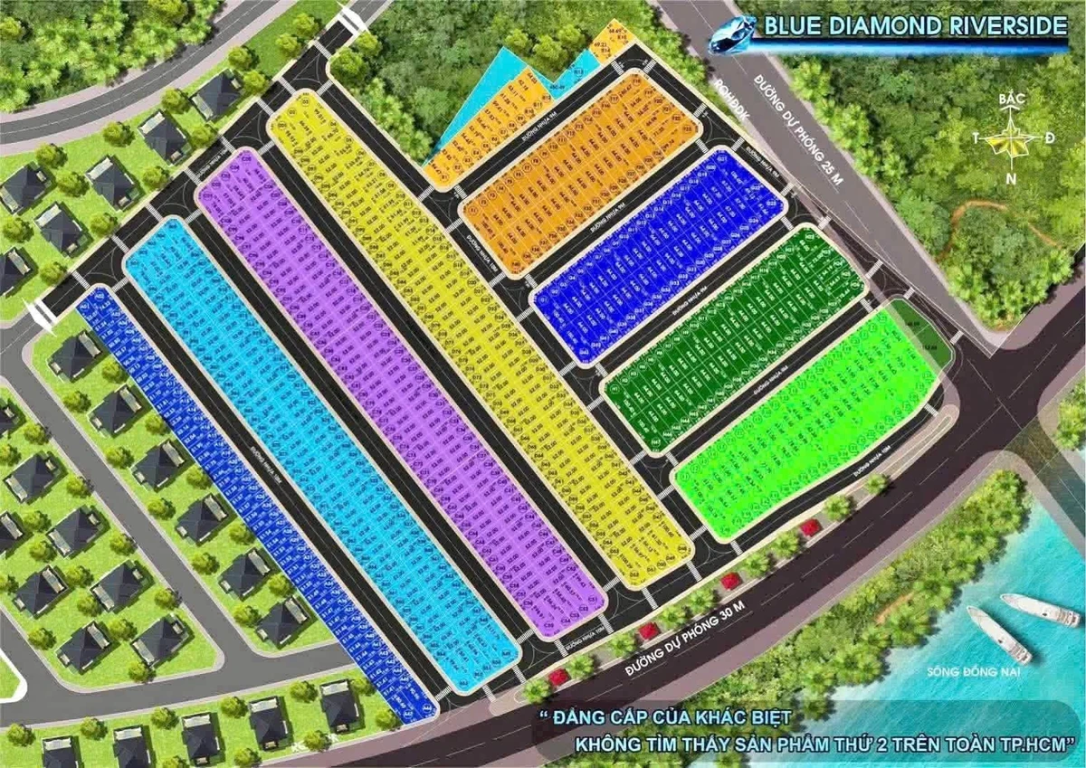 Bán đất nền dự án Blue 51,6m2 giá 1,96 tỷ, đường 8 Long Phước, Quận 9 - Ảnh thu nhỏ 3