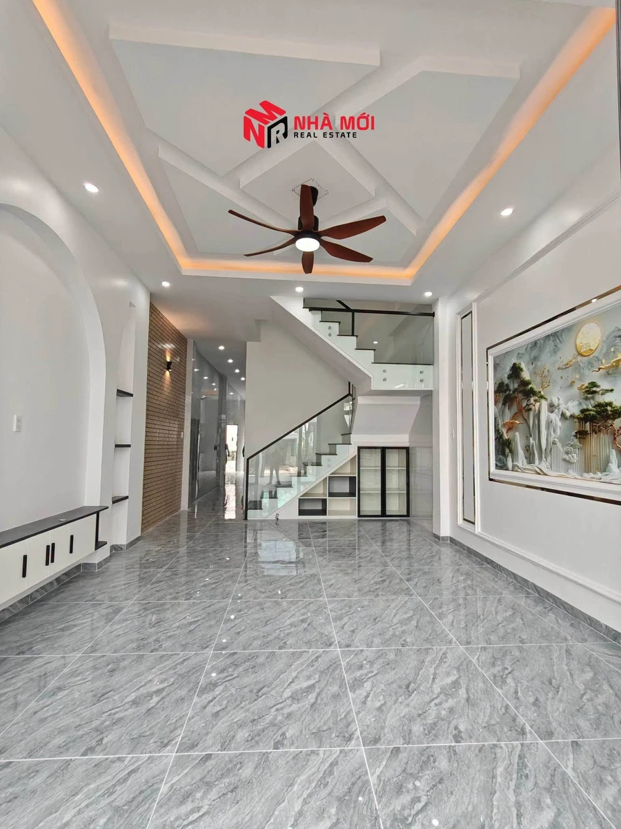 Nhà bán 4,5×27m KDC Tân Xuyên 3PN sân ô tô 2,45 tỷ - Ảnh thu nhỏ 3