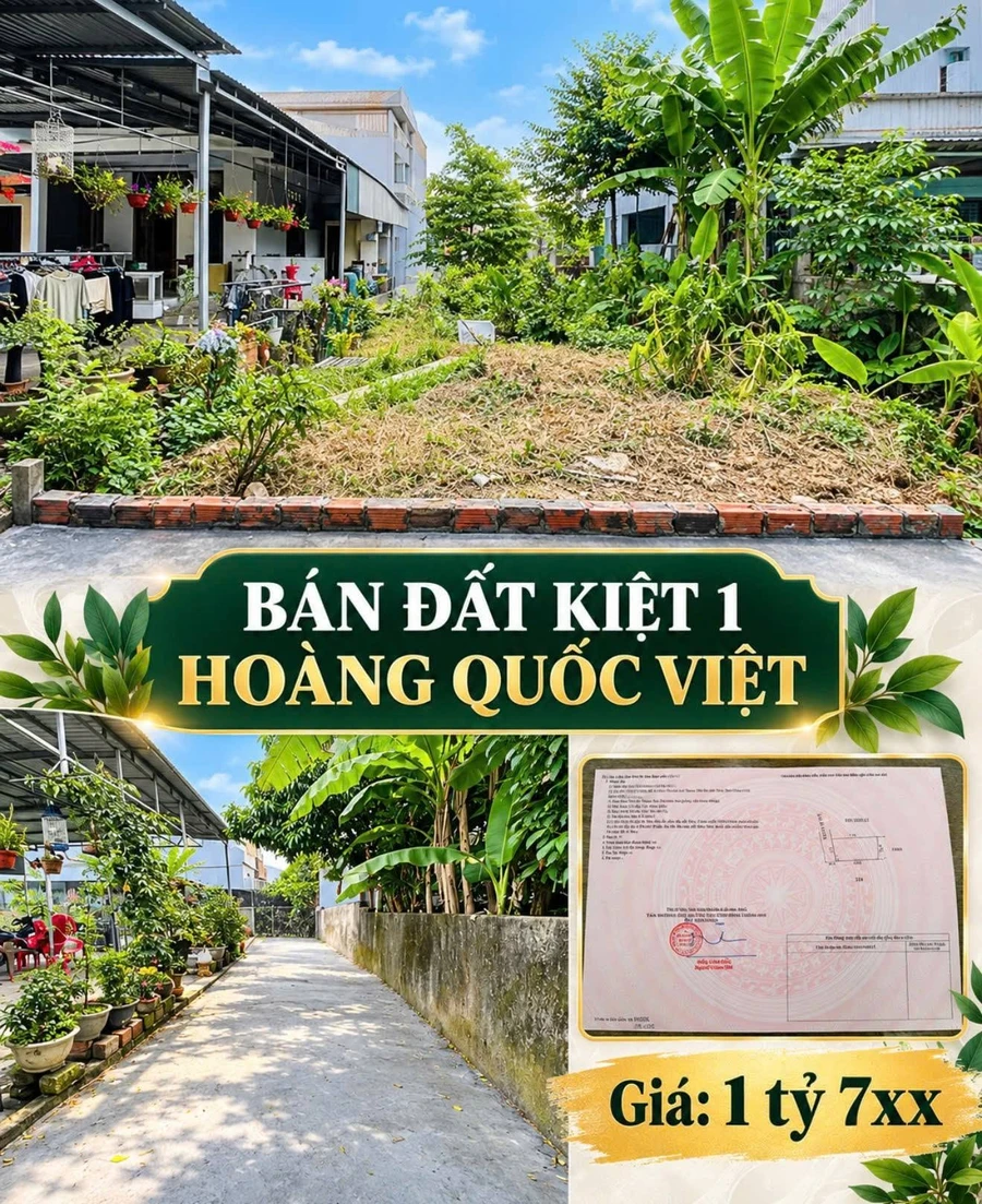 Bán đất kiệt 83m² An Cựu, Huế 1 tỷ 7 - Ảnh 1