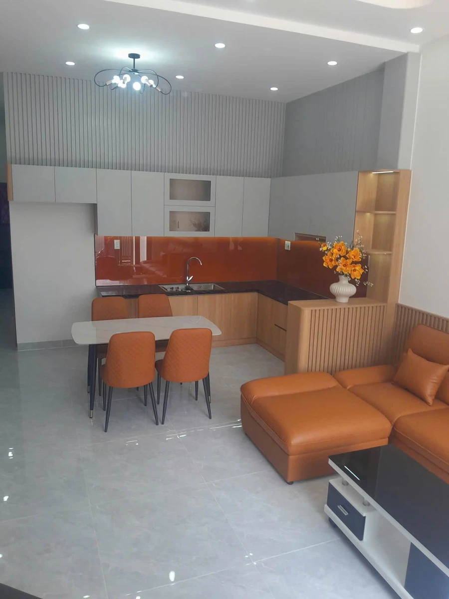 Bán nhà mới 1 trệt 1 lầu 3PN, 2 mặt tiền hẻm Nguyễn Thị Minh Khai, Phú Lợi - Ảnh thu nhỏ 4