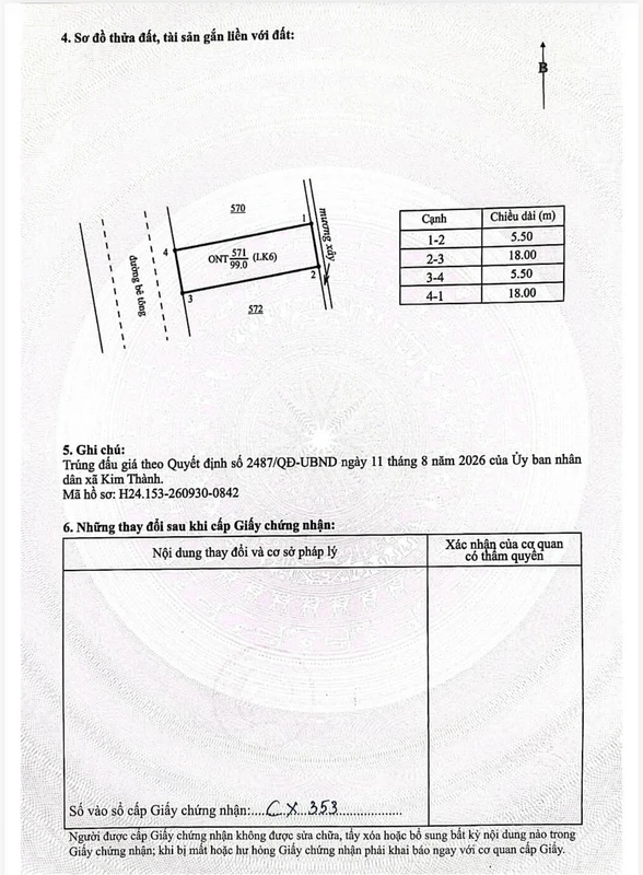 Bán đất nền 99m² KDC Mới Phong Nội Hải Phòng giá 1 tỷ