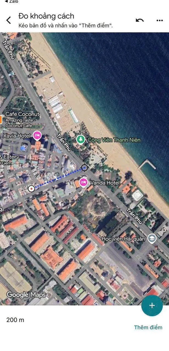 Bán đất 2 mặt tiền 200m² gần biển Trần Phú, Nha Trang - Ảnh thu nhỏ 2