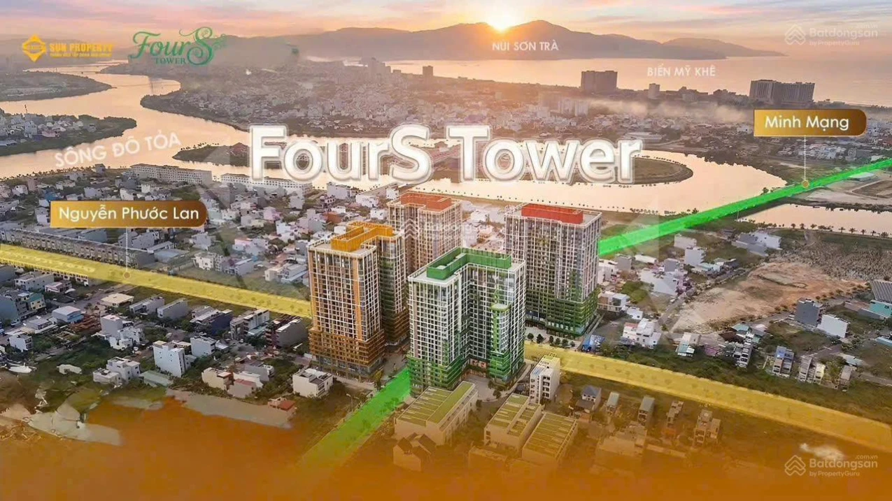FourS Tower Đà Nẵng - Ra mắt tòa F2 view biển, view Ngũ Hành Sơn, vốn từ 500 triệu, sở hữu lâu dài - Ảnh 1