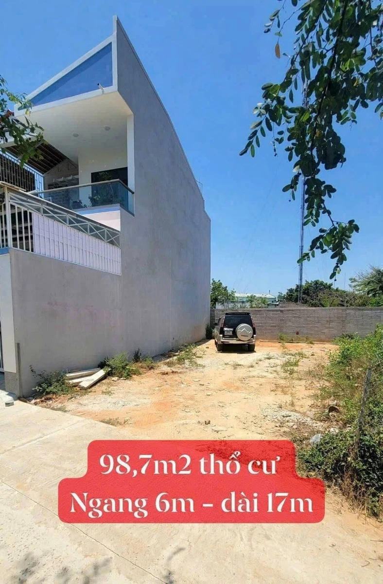 Bán đất thổ cư 98,7m2 hẻm bê tông đường Trần Quang Diệu, Xuân An, Phan Thiết - Ảnh thu nhỏ 2