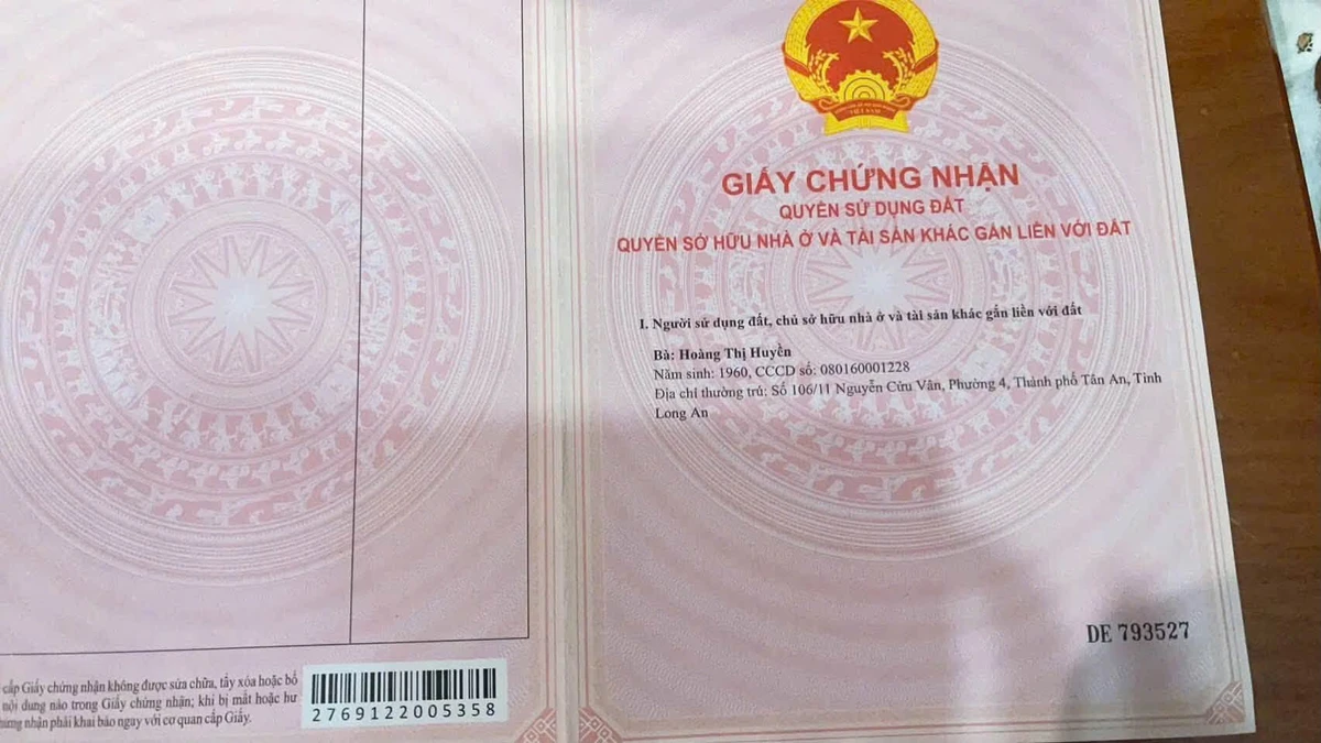 Bán nhà cấp 4 288m² đường Nguyễn Cửu Vân, Tân An, Long An - Ảnh thu nhỏ 3