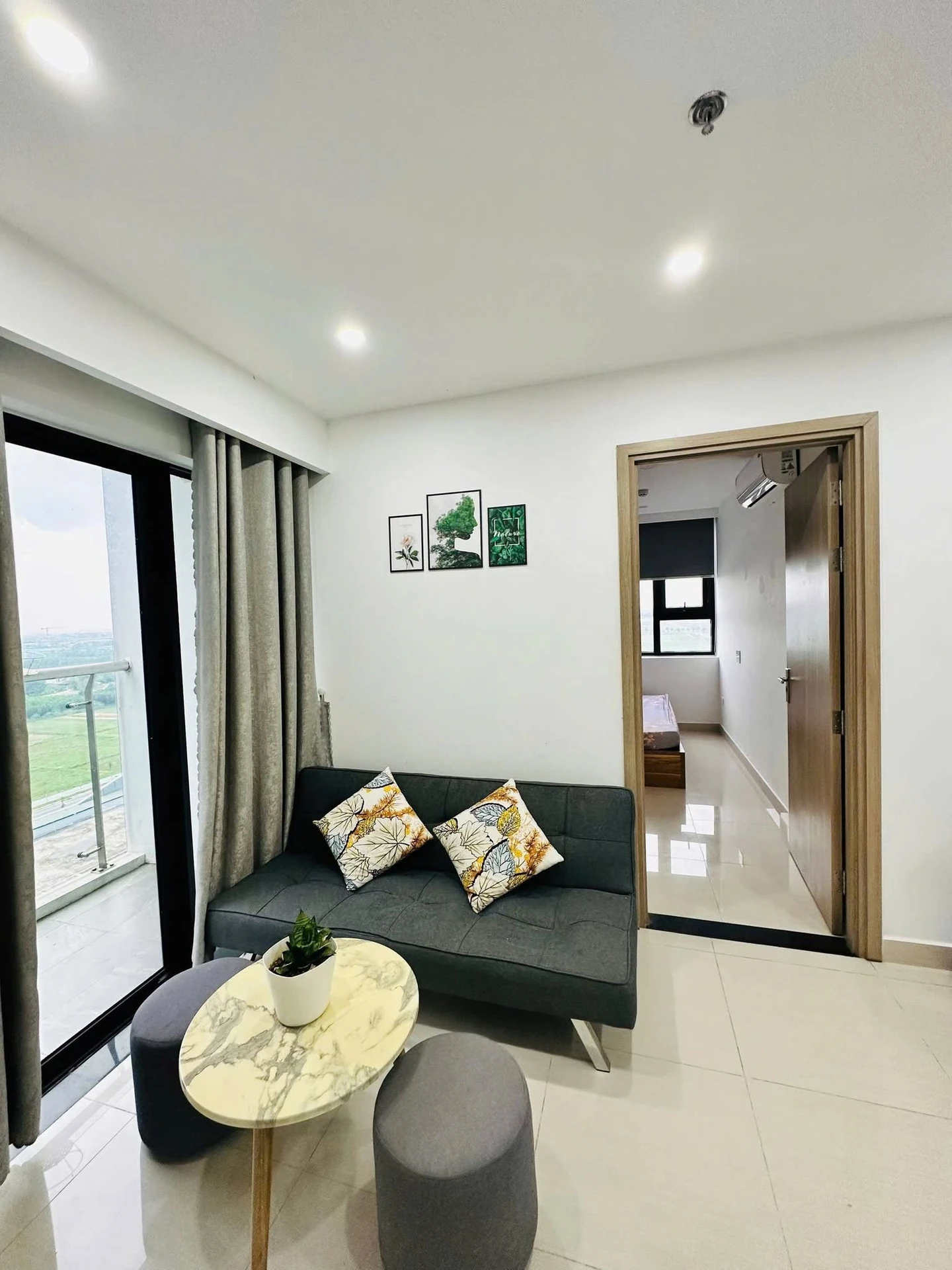 Cho thuê căn hộ Nera Garden 55m2, 2 phòng ngủ, full nội thất, 8 triệu/tháng tại Huế - Ảnh 1