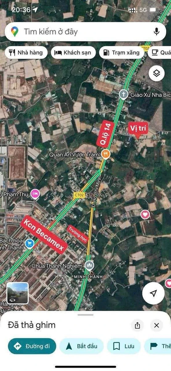 Bán đất Nhà Bè 1269m2 mặt tiền nhựa 1 tỷ 5 - Ảnh thu nhỏ 2