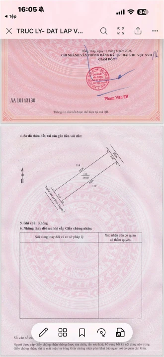 Vị trí đẹp tại tuyến dân cư Bình Thạnh 2, Lấp Vò, Đồng Tháp