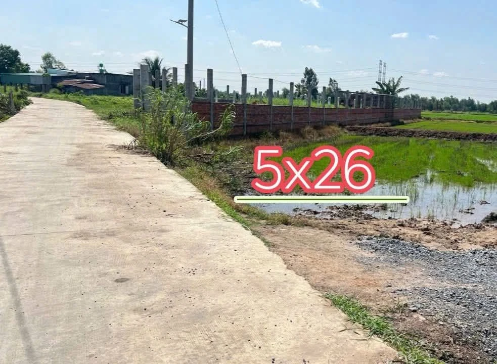 Bán đất 5x26 (130m²) Bình Lợi sổ riêng 650 triệu - Ảnh 1