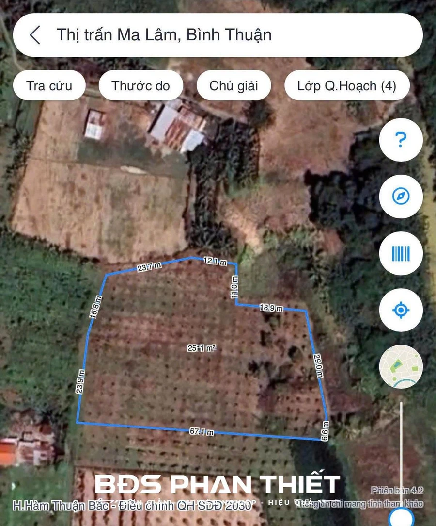 Bán đất 2.511,4 m² tại Ma Lâm, Lâm Đồng - Ảnh thu nhỏ 2