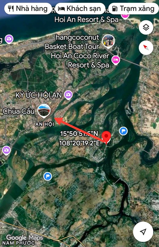 Bán đất 195m2 thổ cư tại Hội An, 1 tỷ 2