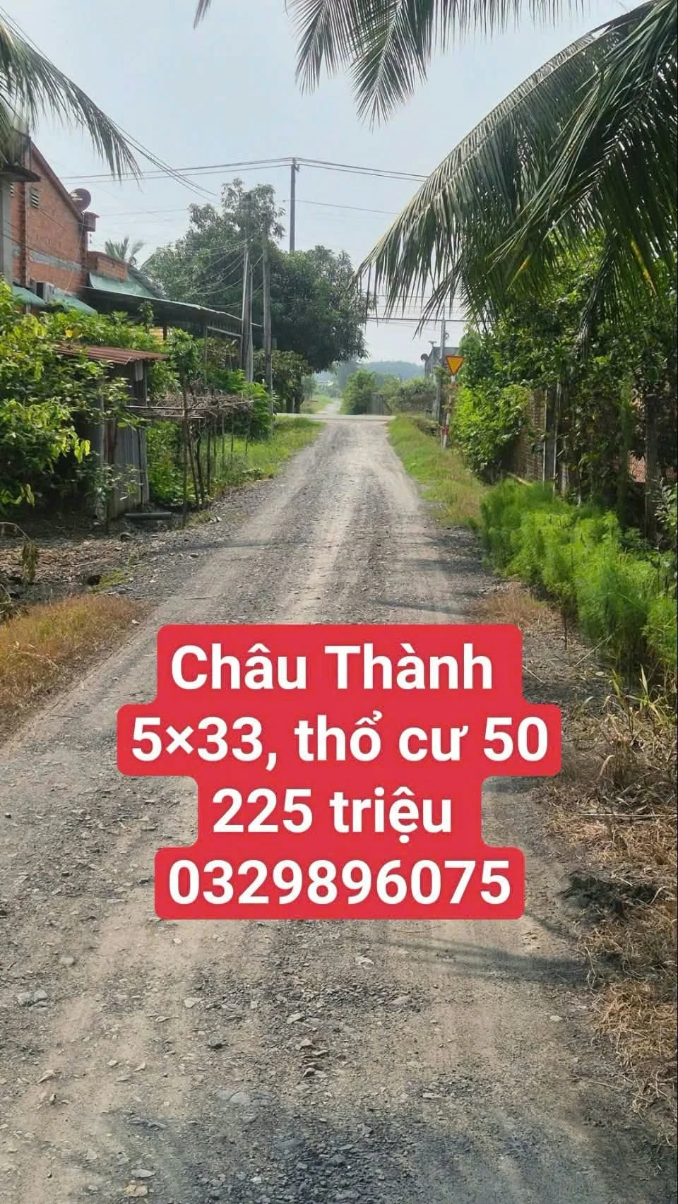 Bán lô đất Bình Lợi, Hảo Đước, Tây Ninh 165m² giá 225 triệu - Ảnh 1