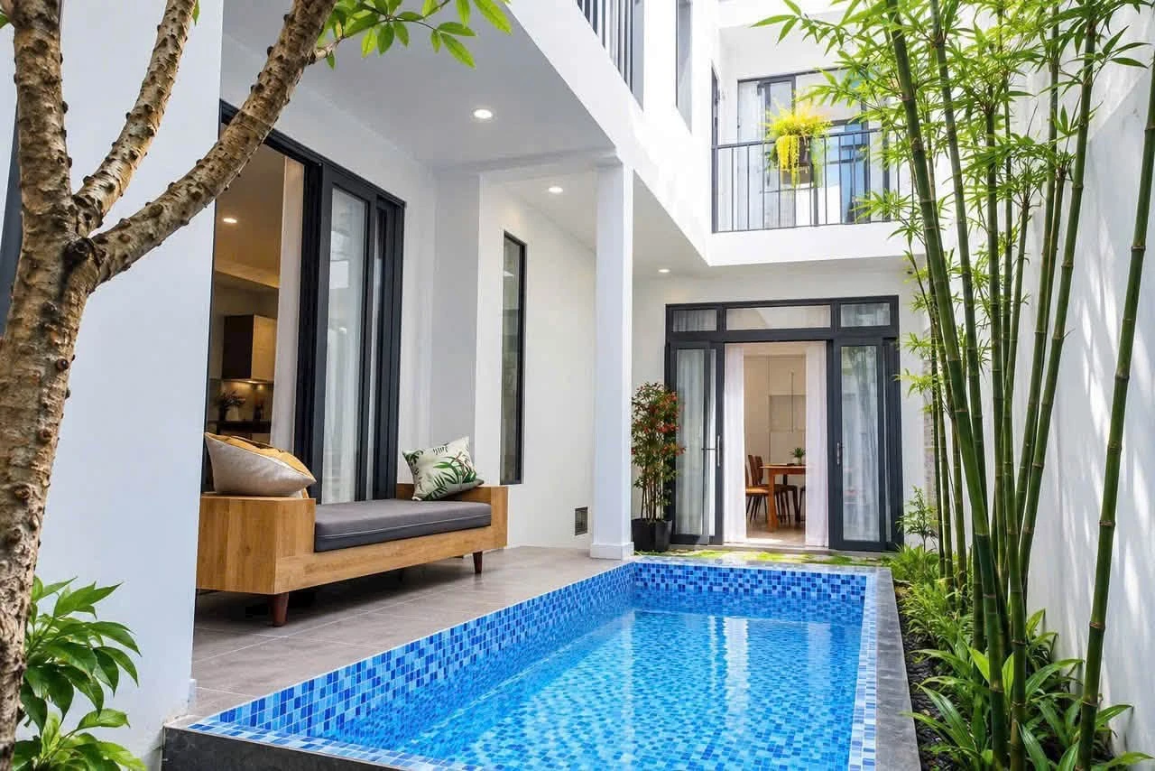 Bán nhà 2 tầng 100m2 có hồ bơi Nguyễn Văn Đậu Bình Thạnh 7.8 tỷ - Ảnh 1