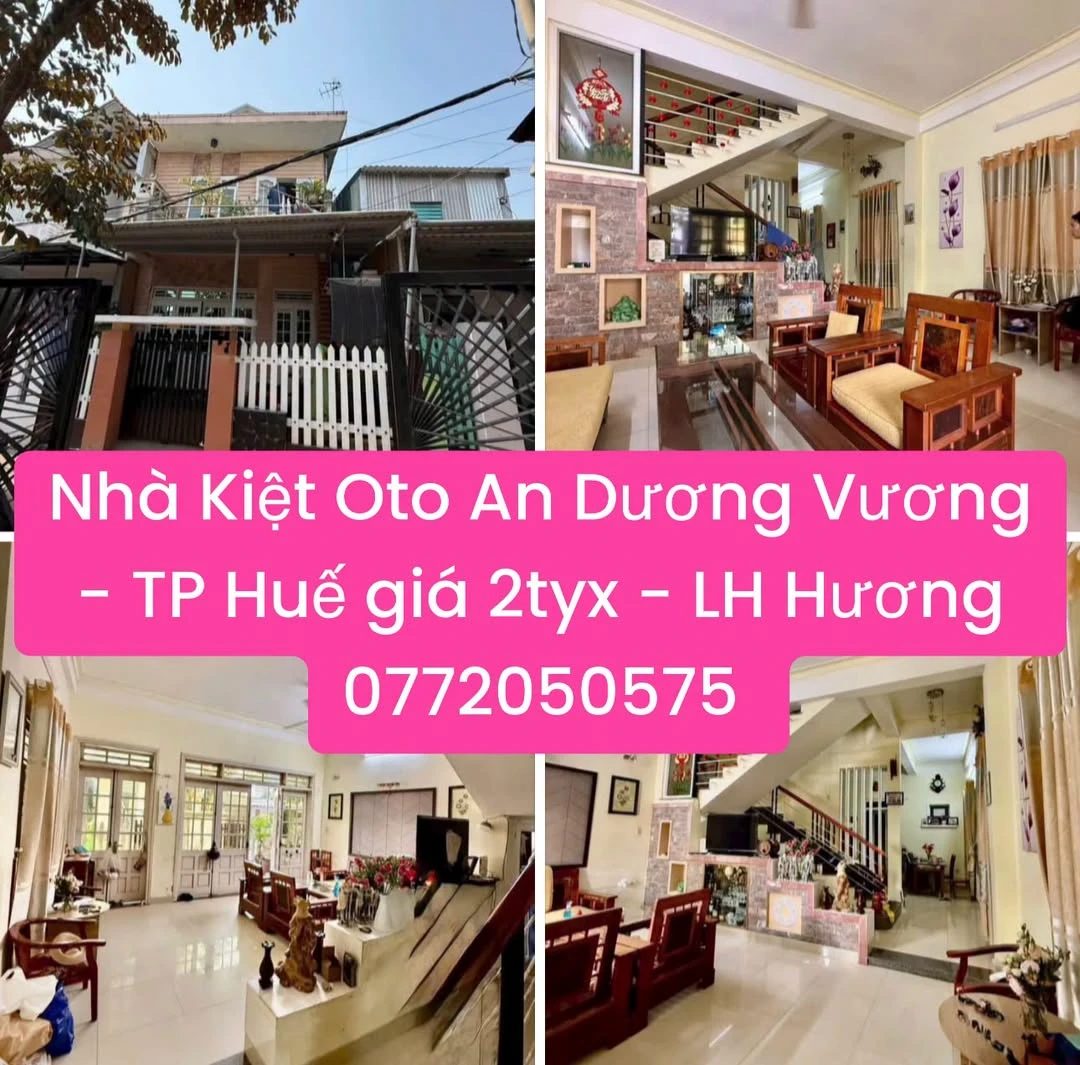 Nhà 2 tầng bán An Dương Vương Huế 104m2, 3 PN - Ảnh 1