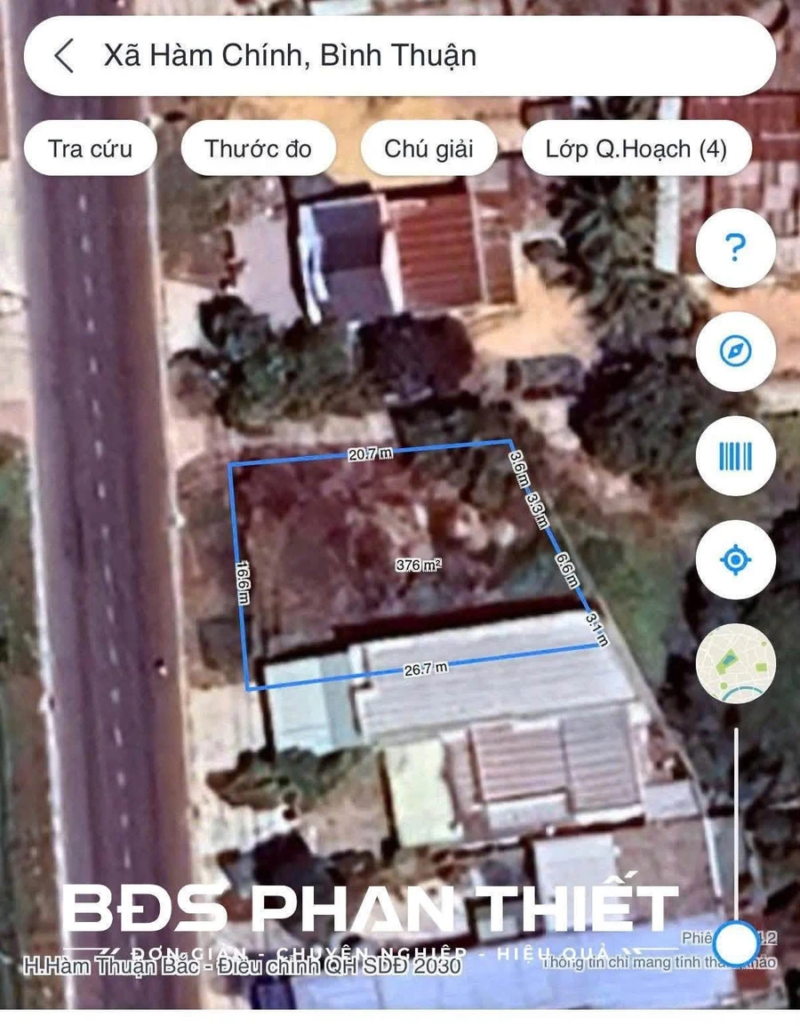 Bán đất mặt tiền Quốc lộ 28 376m2 Hàm Chính - Ảnh thu nhỏ 2
