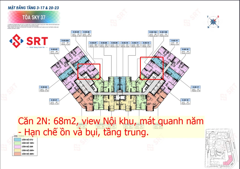 Sở hữu căn 68m2, view nội khu, không ồn, không bụi, cây xanh mát 4 mùa - Ảnh 1