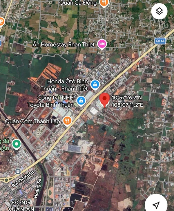 Bán lô đất 100m² Bến Lội Lai An, Bình Thuận
