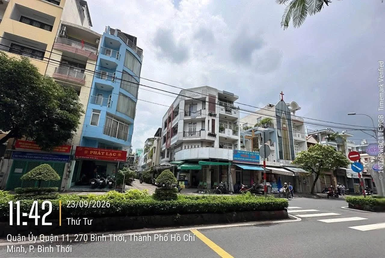 Bán nhà góc 2 mặt tiền 541 Bình Thới, Quận 11, 1 trệt 4 lầu, 51,5m², giá 16,5 tỷ - Ảnh 1