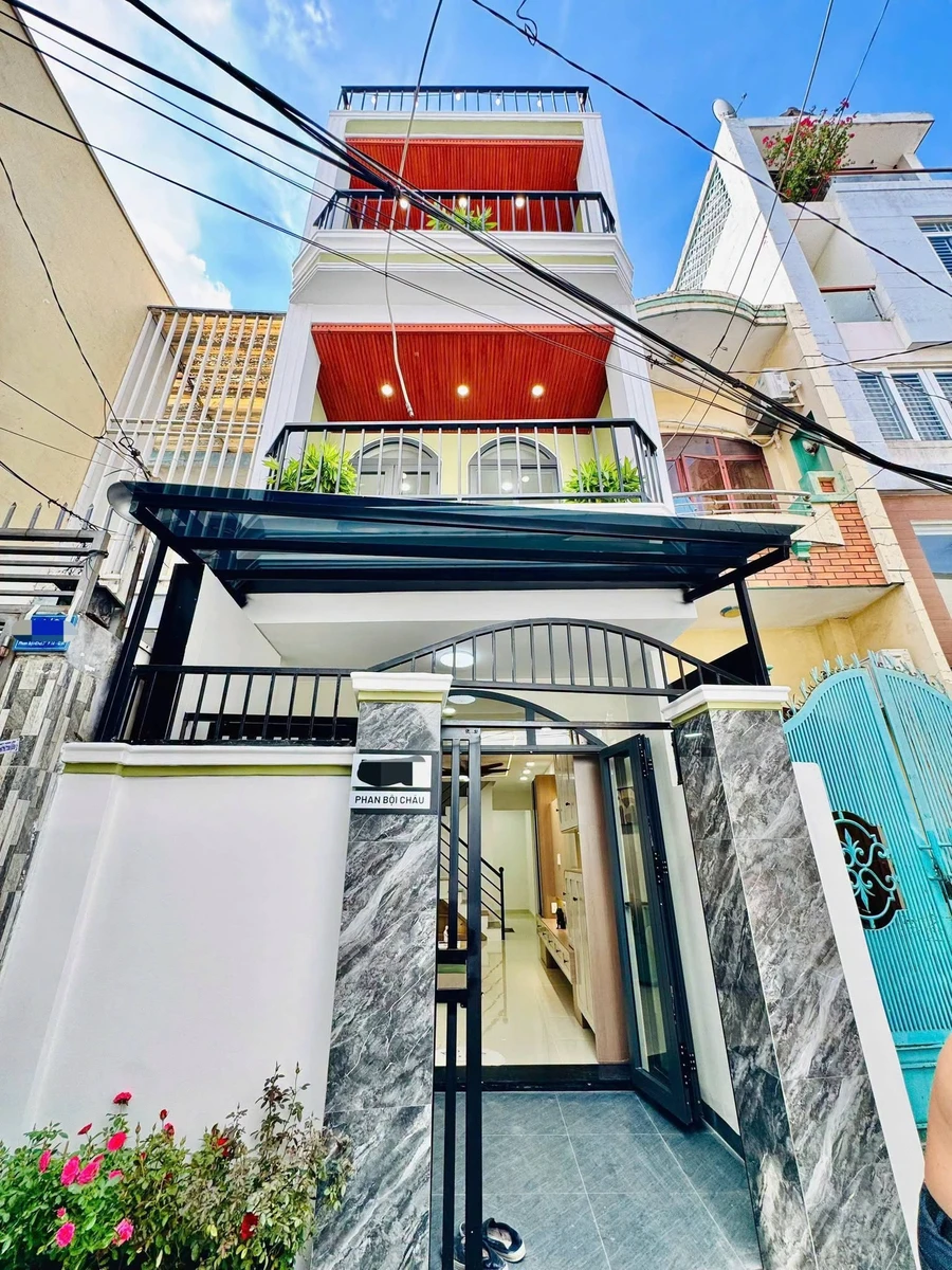 Bán nhà hẻm Phan Bội Châu 39m², 1 trệt 2 lầu, 4PN 3WC, gần chợ Bà Chiểu, Bình Thạnh - Ảnh 1