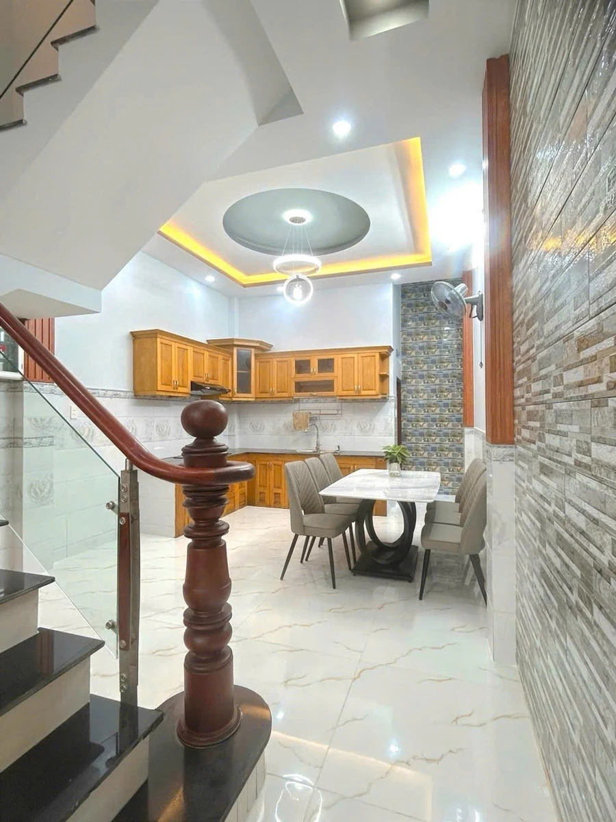 Nhà 4 tầng gần chợ Da Sà, Aeon Tên Lửa 60m² Quận 6 - Ảnh thu nhỏ 3