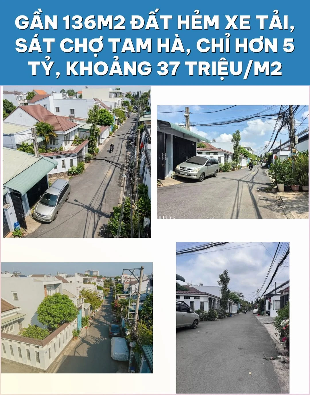 Bán đất 136m2 gần chợ Tam Hà, Thủ Đức - 5 tỷ - Ảnh 1