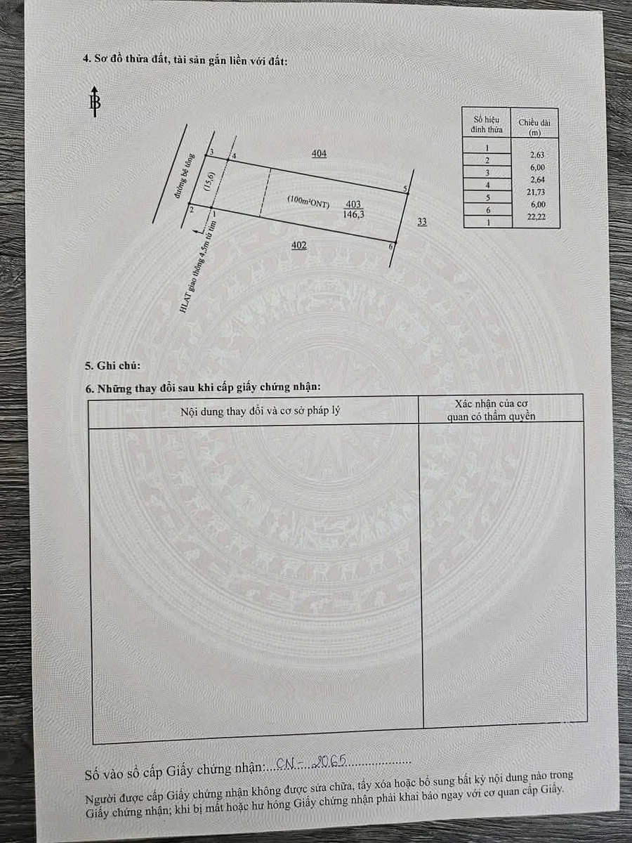 Bán đất 138m² mặt bê tông Phước An 130 triệu - Ảnh 1
