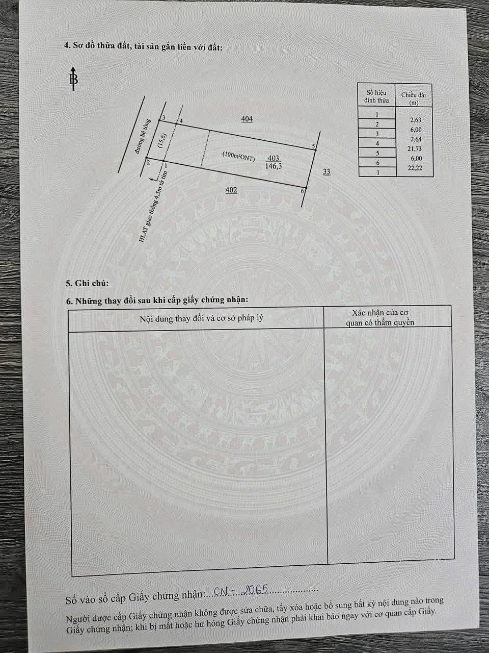Bán đất 138m² mặt bê tông Phước An 130 triệu - Ảnh 1