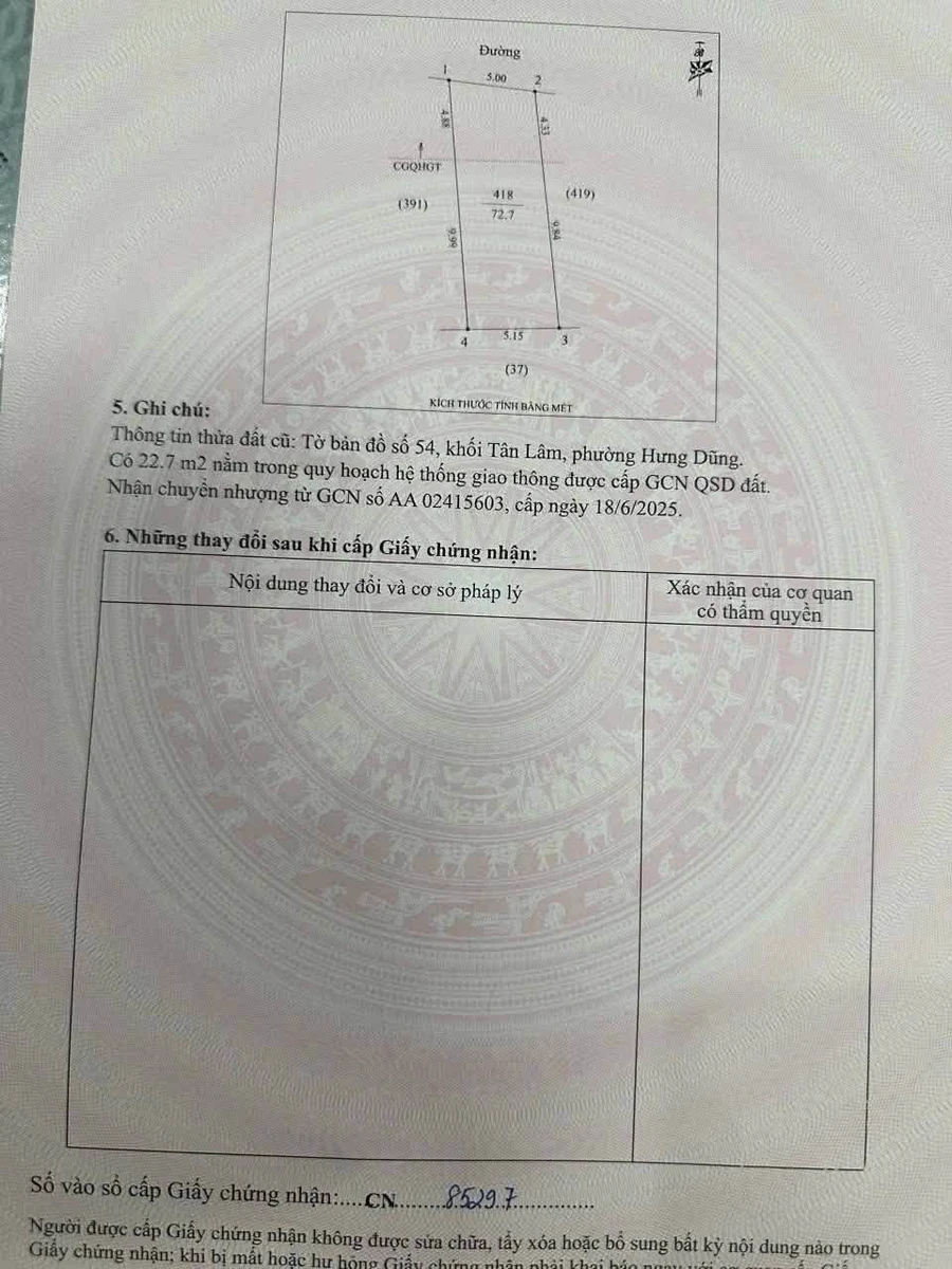 Bán đất ngõ Phạm Ngọc Thạch 72m2, giá 3 tỷ - Ảnh thu nhỏ 2