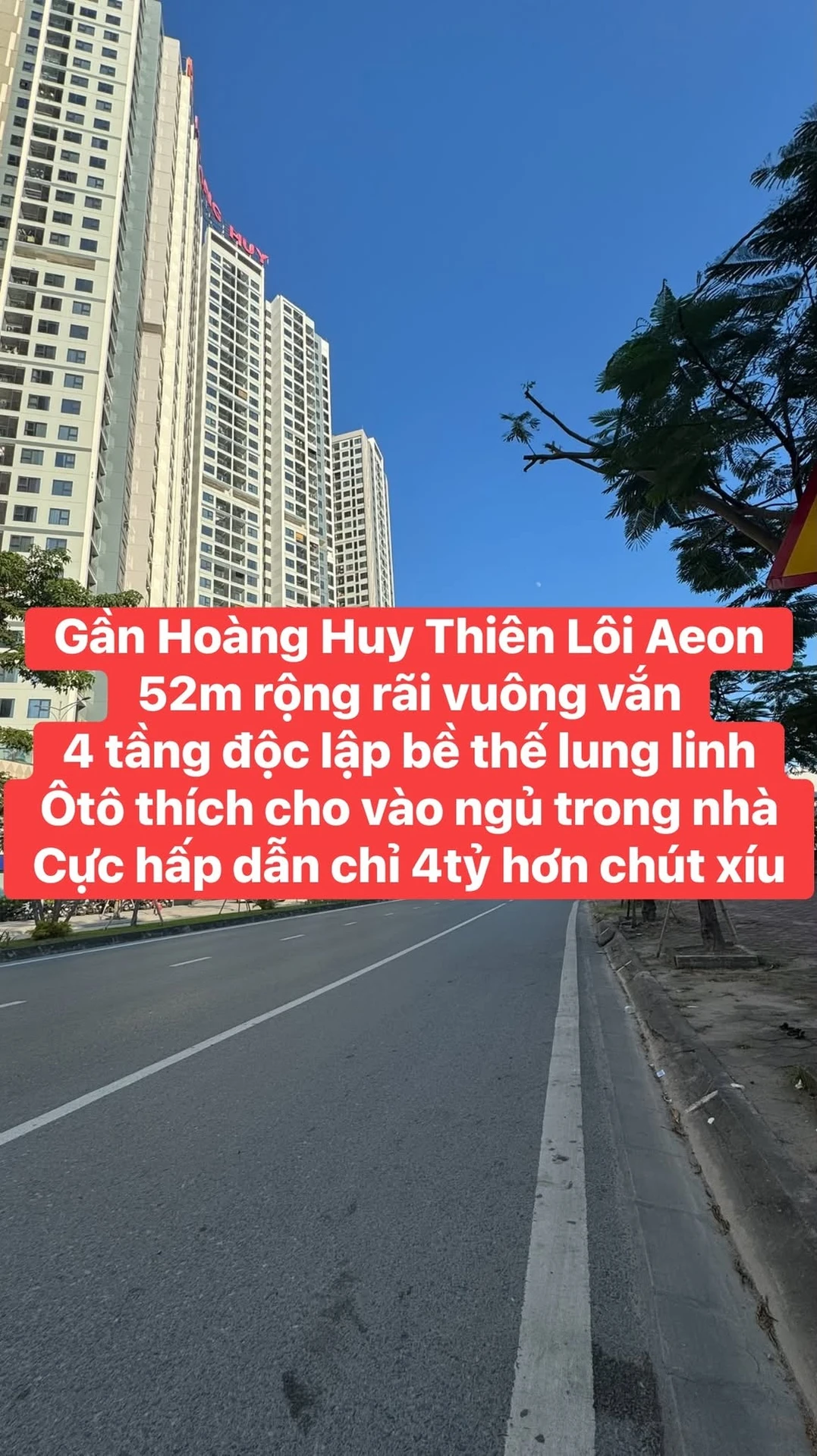 Bán nhà phố 52m² 4 tầng độc lập gần Hoàng Huy Thiên Lôi, 4 tỷ - Ảnh 1