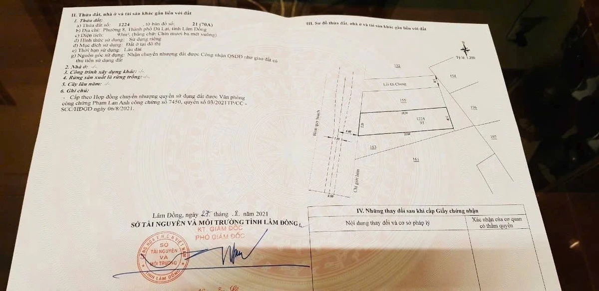Bán lô đất 93m2 trung tâm Đà Lạt, 6 tỷ - Ảnh thu nhỏ 2