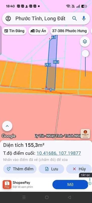 Bán 2 lô đất liền kề 150m² Phước Tỉnh Vũng Tàu 1.435 tỷ