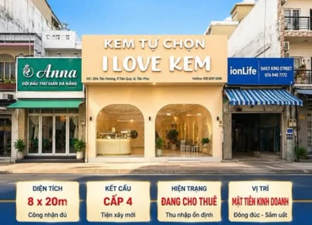 Bán nhà mặt tiền Tân Hương, Tân Phú, 160m2, 33 tỷ - Ảnh 1