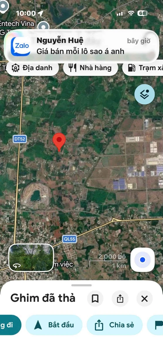 Bán đất nền 500m2 mặt tiền nhựa Xã Đất Đỏ 699 triệu - Ảnh thu nhỏ 3