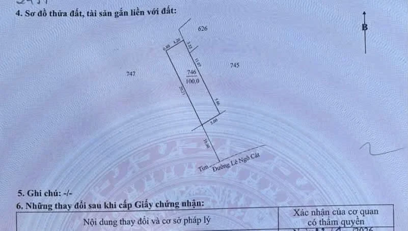 Bán đất mặt tiền đường Lê Ngô Cát, Thủy Xuân, Huế, 100m², giá 3,6 tỷ - Ảnh thu nhỏ 5