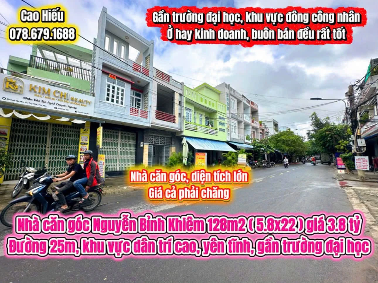 Bán nhà góc Nguyễn Bỉnh Khiêm 128m2, 2 phòng, 3.8 tỷ - Ảnh 1