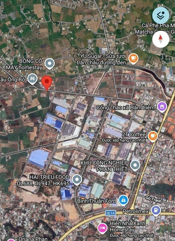 Bán lô đất thổ cư 137m² mặt đường nhựa Hàm Liêm, Bình Thuận