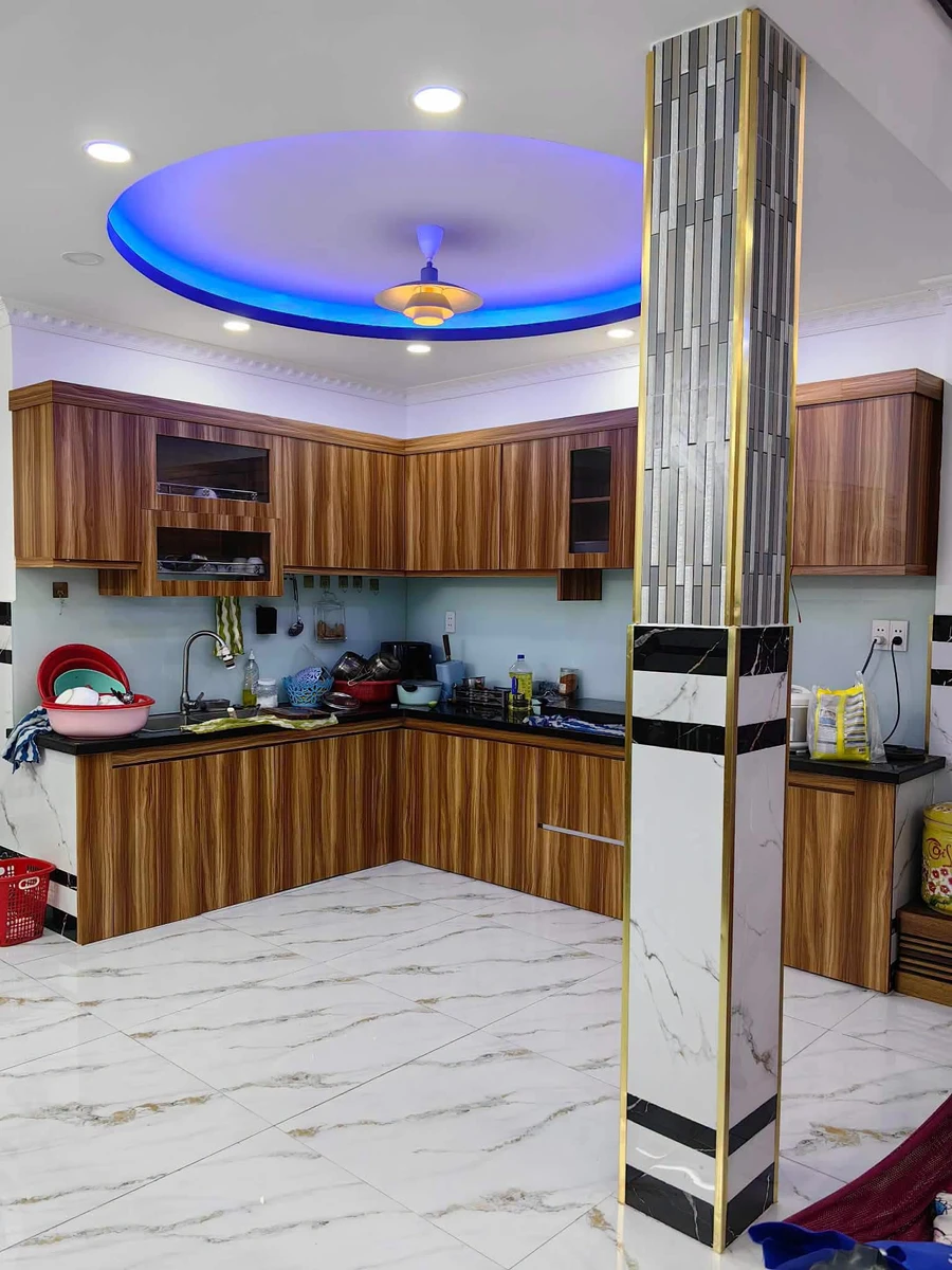 Bán nhà 3 tầng mới 79m², 3PN 3WC, hẻm ô tô đường Nguyễn Thị Thảnh, Hóc Môn - Ảnh thu nhỏ 4